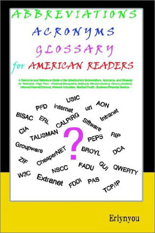 Cover for Erlynyou · Abbreviations Acronyms Glossary for American Readers (Paperback Book) (2002)