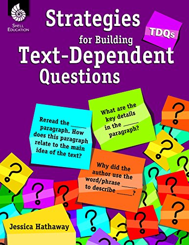 Cover for Jessica Hathaway · TDQs: Strategies for Building Text-Dependent Questions - Professional Resources (Paperback Book) (2014)