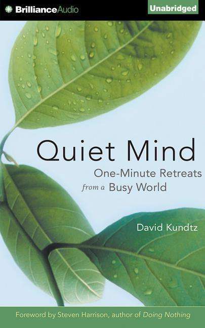 Cover for David Kundtz · Quiet Mind: One-minute Retreats from a Busy World (CD) (2014)