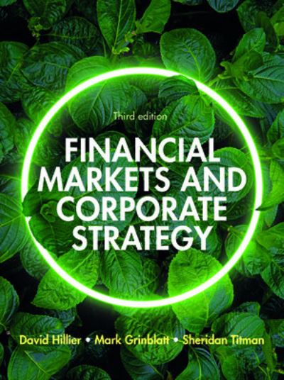 Cover for David Hillier · Financial Markets and Corporate Strategy: European Edition, 3e (Paperback Book) (2023)