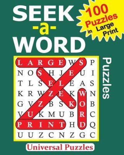 Cover for Universal Puzzles · SEEK -a- WORD Puzzles (Paperback Book) (2016)