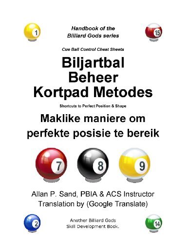 Cover for Allan P. Sand · Biljartbal Beheer Kortpad Metodes: Maklike Maniere Om Perfekte Posisie Te Bereik (Taschenbuch) [Afrikaans edition] (2012)