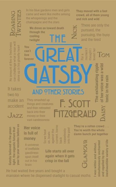 Cover for F. Scott Fitzgerald · The Great Gatsby and Other Stories - Word Cloud Classics (Paperback Bog) (2021)