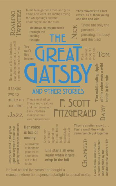 Cover for F. Scott Fitzgerald · The Great Gatsby and Other Stories - Word Cloud Classics (Pocketbok) (2021)