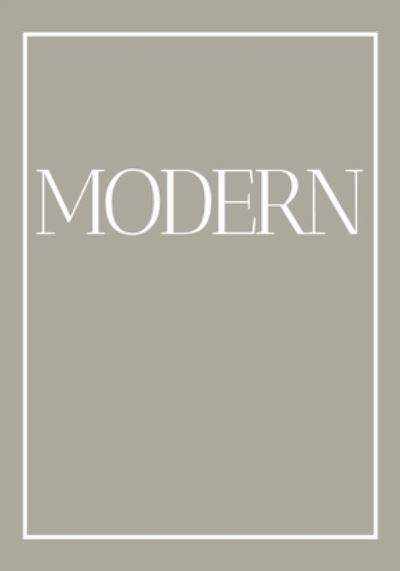 Cover for Contemporary Interior Design · Modern (Paperback Book) (2019)