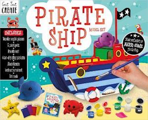 Cover for Make Believe Ideas · Pirate Ship Model Set (Hardcover Book) (2023)