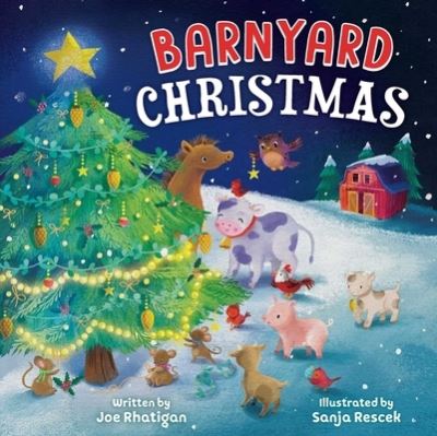 Cover for Joe Rhatigan · Barnyard Christmas : A Counting Book (Board book) (2022)