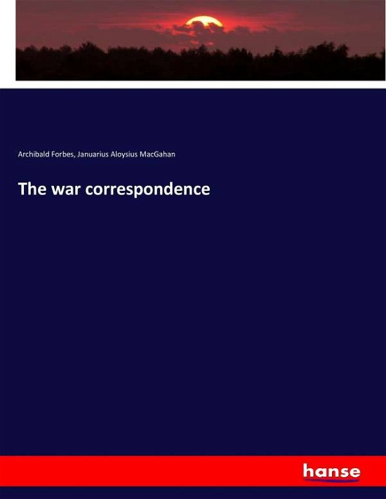 Cover for Forbes · The war correspondence (Book) (2017)
