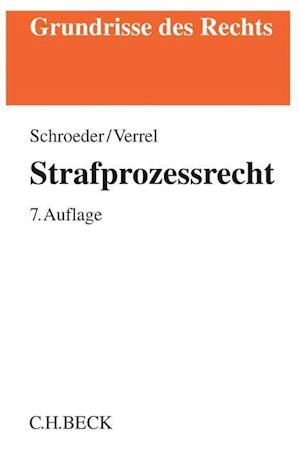 Cover for Friedrich-Christian Schroeder · Strafprozessrecht (Paperback Book) (2017)