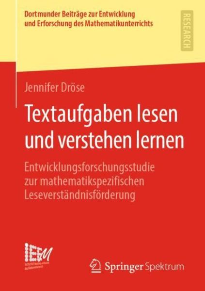 Cover for Dröse · Textaufgaben lesen und verstehen (Book) (2019)