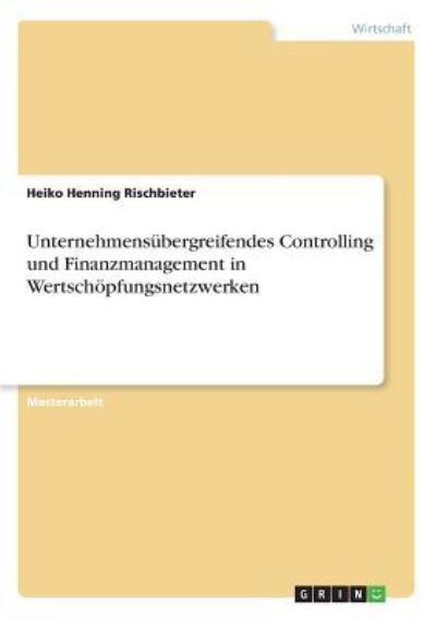 Cover for Rischbieter · Unternehmensübergreifendes (Book) (2016)