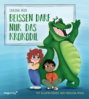 Cover for Carina Heer · Beißen darf nur das Krokodil – Pappbilderbuch (Book) (2024)