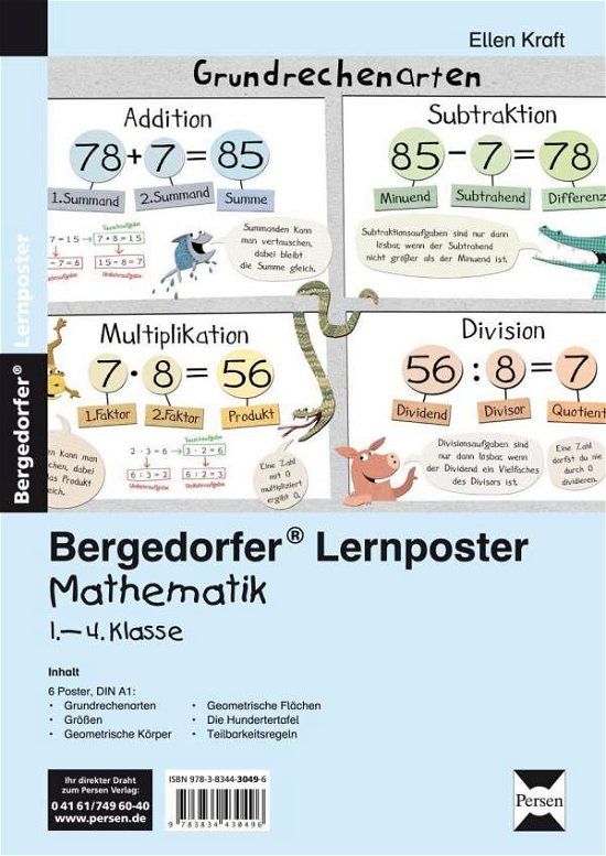 Cover for Kraft · Lernposter Mathematik 1.-4.Klasse (Bok)