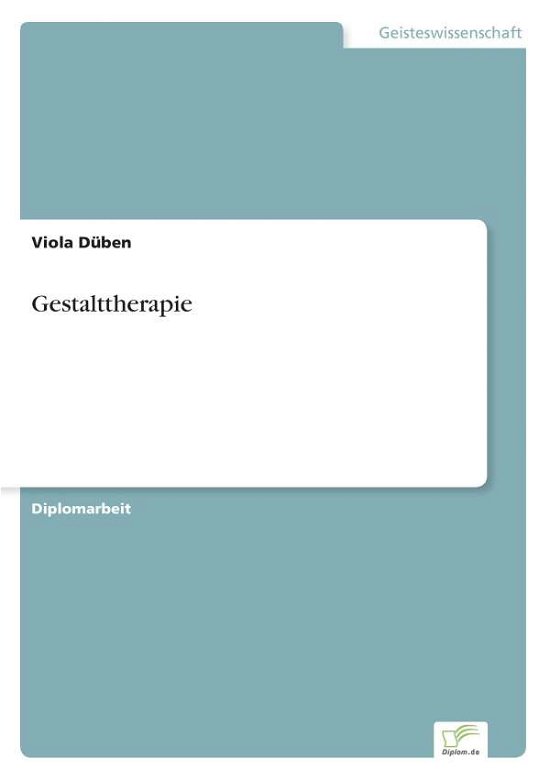 Cover for Viola Duben · Gestalttherapie (Taschenbuch) [German edition] (1997)