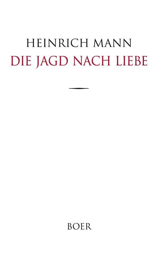 Cover for Mann · Die Jagd nach Liebe (N/A)