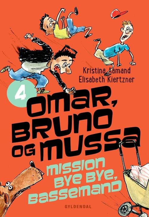 Cover for Kristina Aamand; Elisabeth Kiertzner · Omar, Bruno og Mussa: Omar, Bruno og Mussa 4 - Mission bye bye, Bassemand (Gebundesens Buch) [1. Ausgabe] (2016)