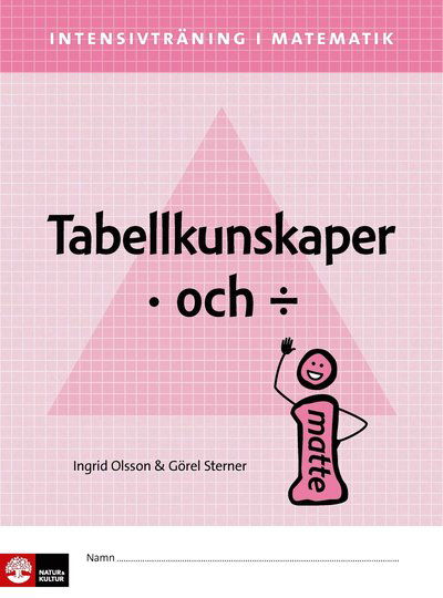 Cover for Görel Sterner · Intensivträning i ma 4-6 Tabellkunskaper multiplik (Bok) (2021)