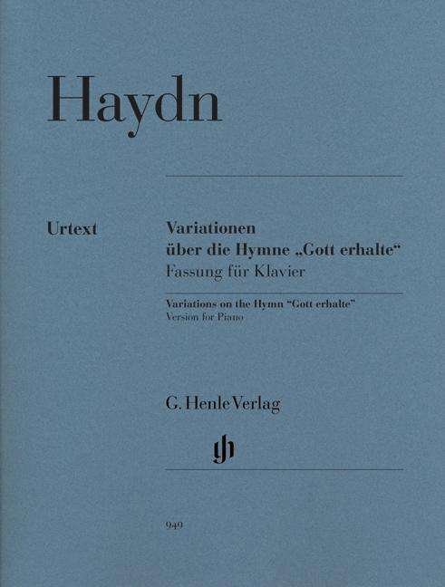 Cover for Haydn · Variat.ü.Hymne Gott erh.,Kl.HN949 (Bog)
