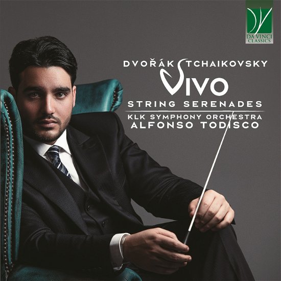 Cover for Klk Symphony Orchestra &amp; Alfonso Todisco · Dvorak, Tchaikovsky: Vivo, String Serenades (CD) (2022)