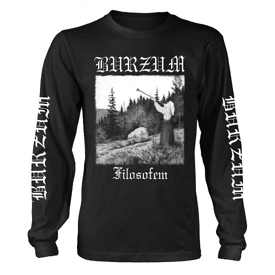 Cover for Burzum · Burzum: Filosofem 2018 (Maglia Manica Lunga Unisex Tg. S) (Shirt) [size S] [Black edition] (2018)