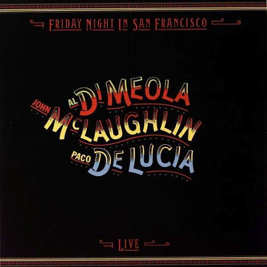 Cover for Di Meola / Mclaughlin/De Lucia · Saturday Night In San Francisco (CD) (2022)