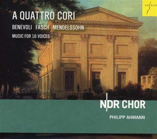 Cover for Ndr Choir / Ahmann,philipp · Quattro Cori / Music for 16 Voices by Fasch (CD) [Japan Import edition] (2015)