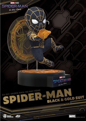 Spider-man No Way Home Ea-041 Spider-man Blk & Gol - Beast Kingdom - Koopwaar - BEAST KINGDOM - 4711203444497 - 10 april 2023