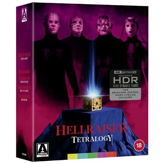 Hellraiser Tetralogy - Hellraiser: Tetralogy - Filmes - ARROW VIDEO - 5027035026497 - 26 de fevereiro de 2024
