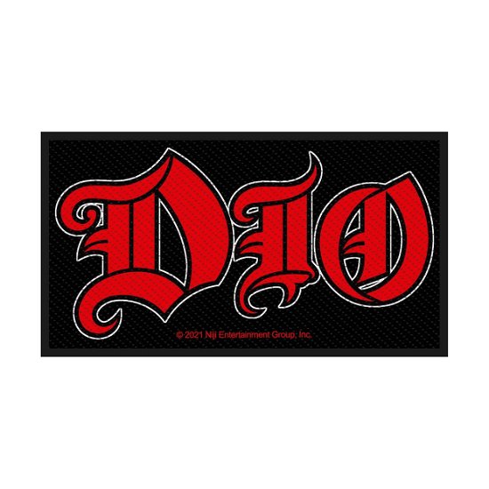 Dio Standard Woven Patch: Logo - Dio - Merchandise - PHD - 5056365712497 - 2. september 2021