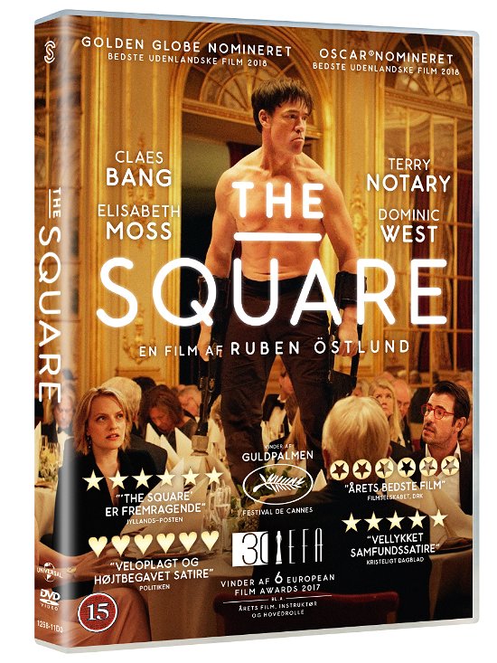 Cover for Claes Bang / Elisabeth Moss / Terry Notary / Dominic West · The Square (DVD) (2018)