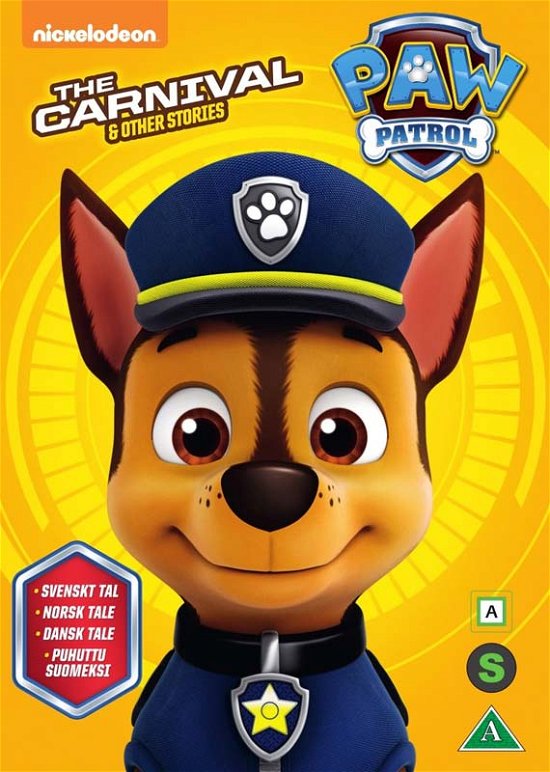 Cover for Paw Patrol · Paw Patrol - The Carnival &amp; Other Stories (DVD) (2019)