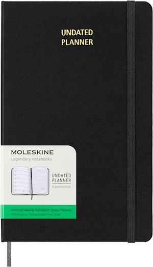 Cover for Moleskine Undated Weekly Large Hardcover Diary (Buch) (2025)
