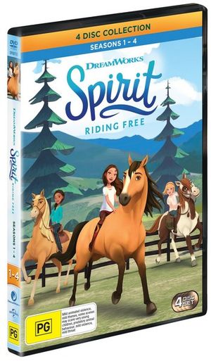 Riding Free : Season 1-4 / Boxset - Spirit - Filme - Universal Sony Pictures P/L - 9317731146497 - 17. Oktober 2018