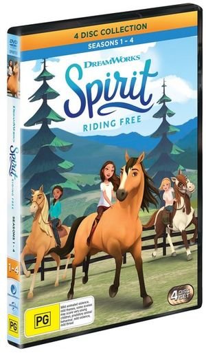 Cover for Spirit · Riding Free : Season 1-4 / Boxset (DVD) (2018)