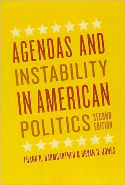 Cover for Frank R. Baumgartner · Agendas and Instability in American Politics, Second Edition - Chicago Studies in American Politics (Paperback Book) [Second edition] (2009)