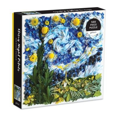 Starry Night Petals 500 Piece Puzzle - Bridget Collins Galison - Brætspil - Galison - 9780735366497 - 21. januar 2021