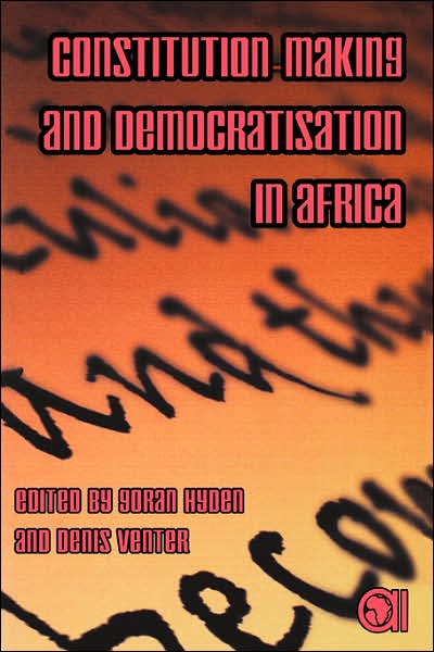 Cover for Goran Hyden · Constitution-making and Democratisation in Africa (Paperback Book) (2001)