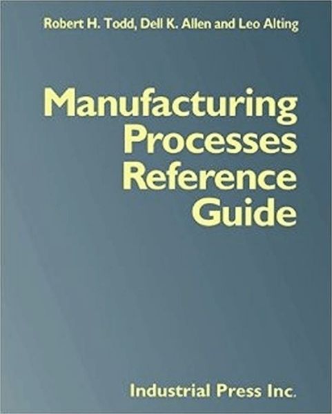 Cover for Robert H. Todd · Manufacturing Processes Reference Guide (Inbunden Bok) (1993)