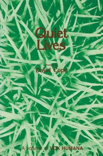 Cover for David Cope · Quiet Lives - Vox Humana (Pocketbok) [Softcover reprint of the original 1st ed. 1983 edition] (1983)