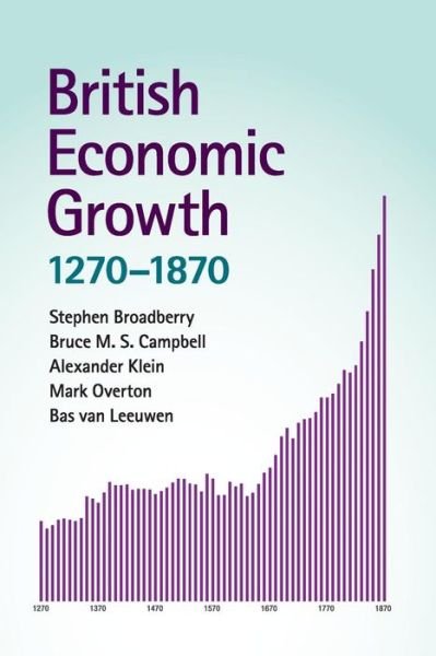Cover for Broadberry, Stephen (London School of Economics and Political Science) · British Economic Growth, 1270–1870 (Paperback Book) (2015)