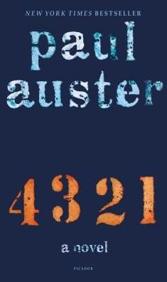 Cover for Paul Auster · 4 3 2 1: A Novel (Paperback Bog) (2017)