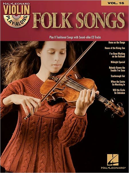 Cover for Hal Leonard Publishing Corporation · Folk Songs: Violin Play-Along Volume 16 (MISC) (2011)