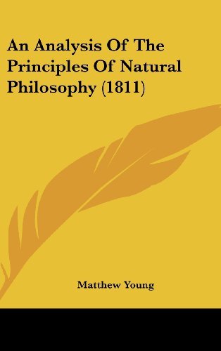 Cover for Matthew Young · An Analysis of the Principles of Natural Philosophy (1811) (Hardcover Book) (2008)