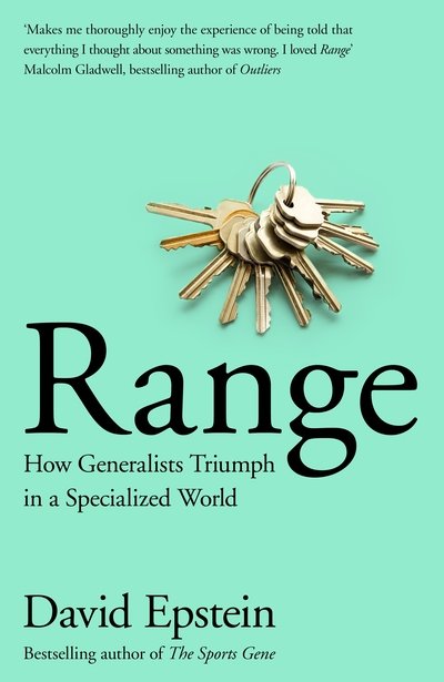 Cover for David Epstein · Range - How Generalists Triumph in a Specialized World (Inbunden Bok) (2019)