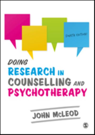 Cover for McLeod, John (University of Oslo, Norway) · Doing Research in Counselling and Psychotherapy (Paperback Book) [4 Revised edition] (2022)