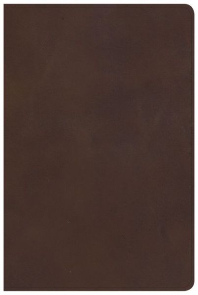 Cover for CSB Bibles by Holman CSB Bibles by Holman · KJV Large Print Personal Size Reference Bible, Brown Genuine Leather, Indexed (Leather Book) (2018)