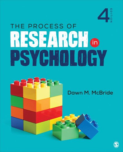 Cover for McBride, Dawn M. (Illinois State University, USA) · The Process of Research in Psychology (Taschenbuch) [4 Revised edition] (2019)