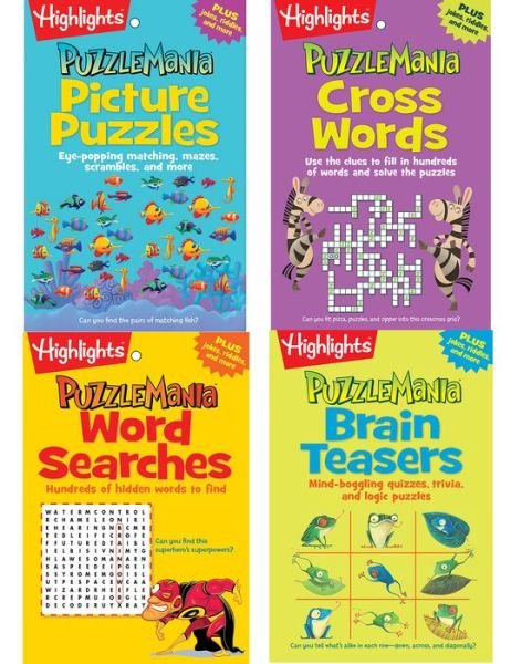 Cover for Highlights · Puzzlemania Puzzle Pads Pack - Puzzlemania Puzzle Pads (Paperback Book) (2020)