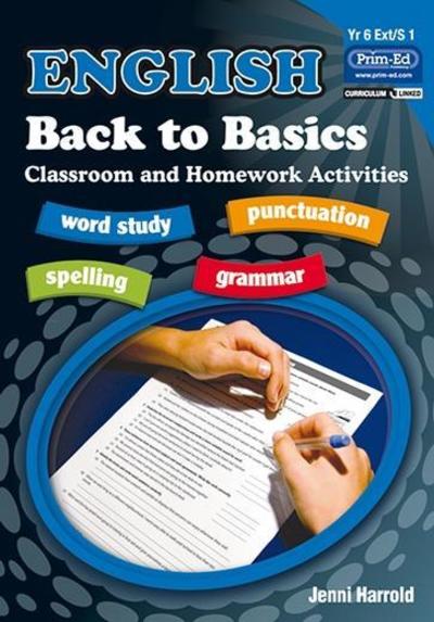 Cover for Jenni Harrold · English Homework: Back to Basics Activities for Class and Home (Pocketbok) (2010)