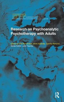 Cover for Peter Fonagy · Research on Psychoanalytic Psychotherapy with Adults - The EFPP Monograph Series (Paperback Book) (2004)